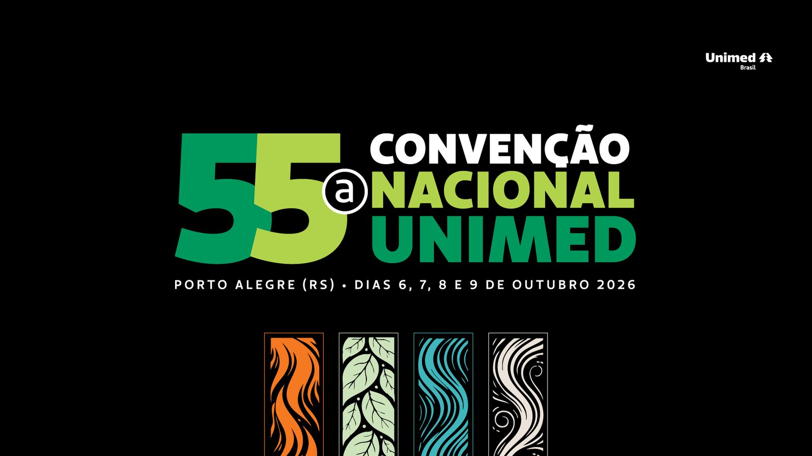 Logo 55ª Convenção Nacional Unimed 2026